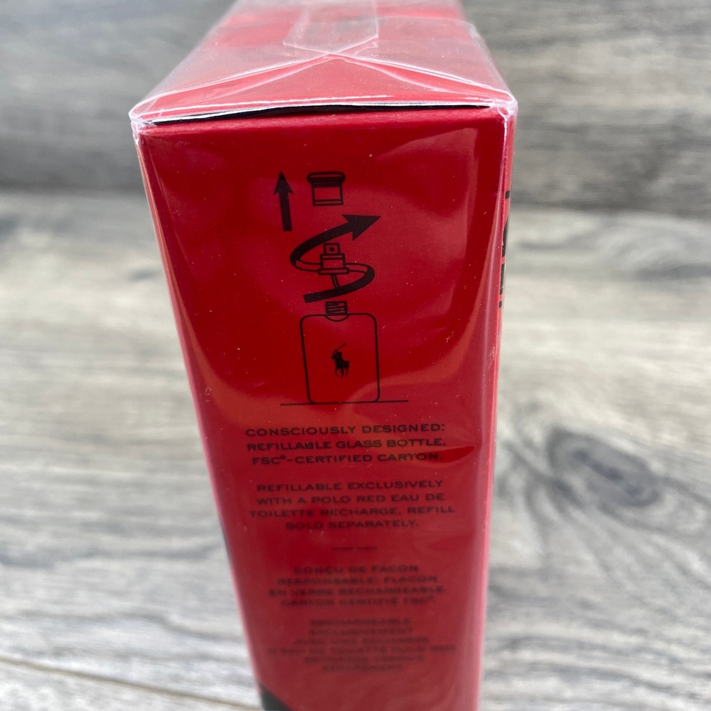 Ralph Lauren Polo Red Racing Edition Eau de Toilette Cologne 4.2oz 125ml NEW - Picture 3 of 6